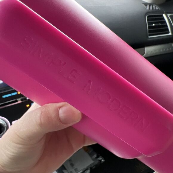 BRAUMS Simple Modern Tumbler 40 oz Pink w/ Handle Straw Lid Braum’s NEW 2025 - Picture 2 of 5